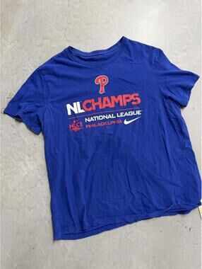 2000's National League Champions Philadelphia Phillies MLB Nike Tee Sized XL
